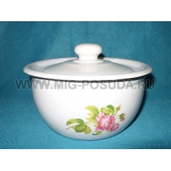 Салатник1,5 л. с крышкой Клубника 2608/2